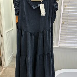 Haris Cotton linen dress Sz Small NWT